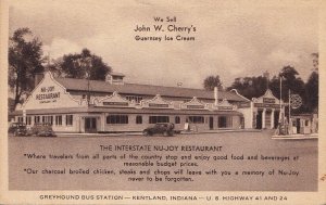 Postcard Nu Joy Restaurant Kentland IN