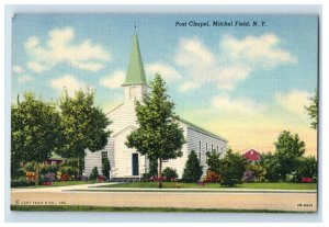 Vintage Post Chapel, Mitchel Field, N.Y. Postcard F110E