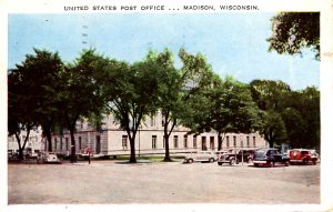 Madison, Wisconsin - The United States Post Office Building - in 1944