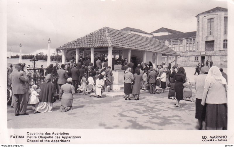 RP; Fatima , chapel of the apparitions , Portugal , 1950s