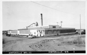Hortonville Wisconsin Hortonville MFG Co Real Photo Vintage Postcard AA72753