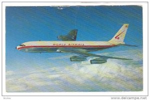 World Airways' Boeing 707 Intercontinental Jetliner in flight, PU