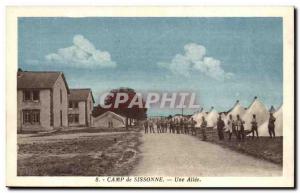 Camp of Sissonne - A Alee - militaria - Old Postcard