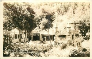 1930s General Lamond California Howden Castle RPPC Postcard 25-1471