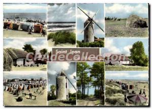 Modern Postcard St Jean de Monts Vendee multiview