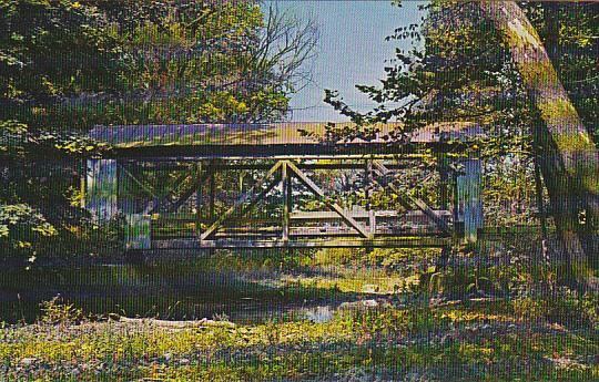 Lobdell Creek Covered Bridge Licking County Ohio