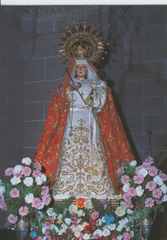 Postal Virgenes 244 : Virgen de los Hitos, patrona de Alcantara (Caceres)