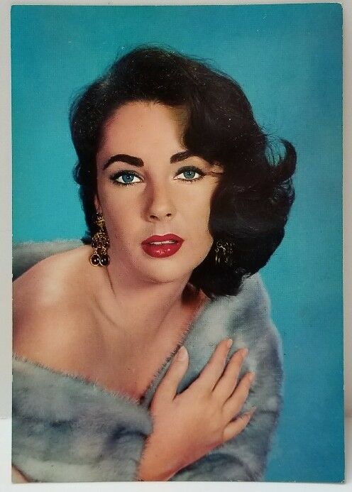 Actress And Model The Beautiful Elizabeth Taylor Postcard N11 United States New Jersey 9195