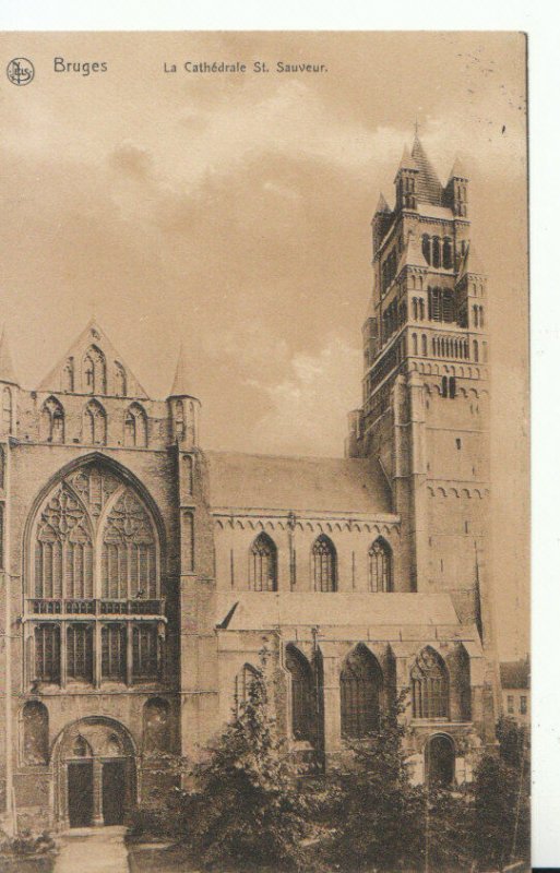 Belgium Postcard - Bruges - La Cathedrale St Sauveur - Ref TZ1359