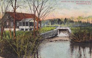 Scene on Ten Mile River - Providence RI, Rhode Island - pm 1907 - DB