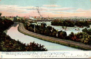 Virginia Richmond Birds Eye View 1905 Tucks