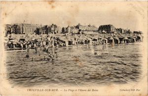 CPA TROUVILLE-sur-MER - La Plage a l'Heure des Bains (516093)