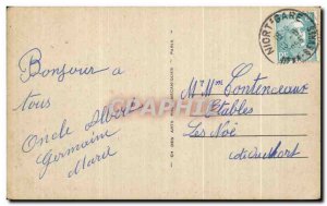 Old Postcard Niort landscape on the Sevre Niortaise