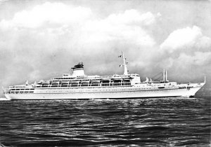 TN Galileo Galilei May 4th, 1964, Printed Photo Lloyd Treistino Ship Line Ship 