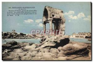 Postcard Old Ploumanach Tregastel Oratory of Saint Guirec