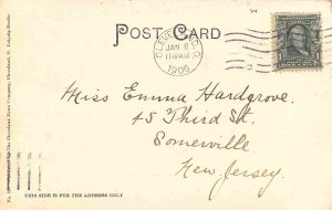 Public Square Panorama Cleveland Ohio 1906 postcard