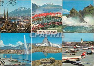 Postcard Modern Switzerland