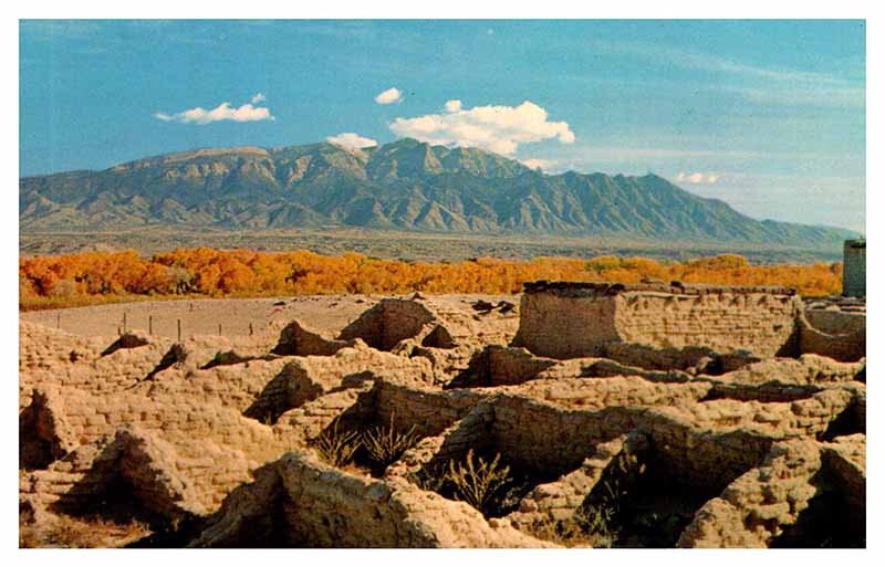 Postcard MONUMENT SCENE Albuquerque New Mexico NM AR2510