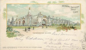 Postcard St. Louis Worlds Fair 1904 Exposition Transportaion Building