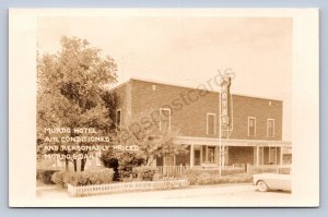 K5/ Murdo South Dakota Postcard RPPC c40-50s Murdo Hotel Building  352