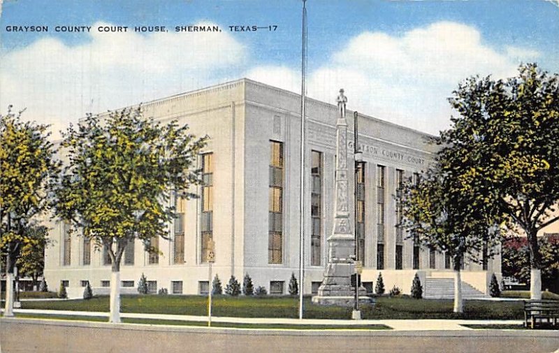 Grayson County Court House Sherman, Texas USA United States Texas