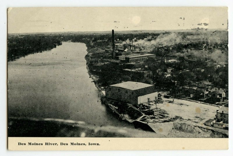 Postcard Des Moines River Des Moines Iowa Standard View Card Factories 