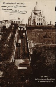 CPA PARIS 18e - Funiculaire du Sacré-Coeur (59319)