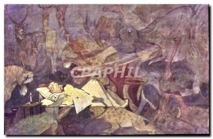 Old Postcard Fantasy Illustrator Fantomes