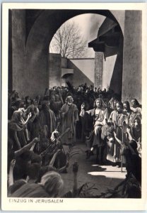 Postcard - Entry Into Jerusalem, Passionsspiele 1950 Oberammergau, Germany