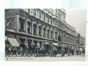 Burlington House London Vintage Postcard c1905 The Financial News