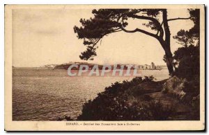 Postcard Old Coastguard Dinard Ssentier face St Servan