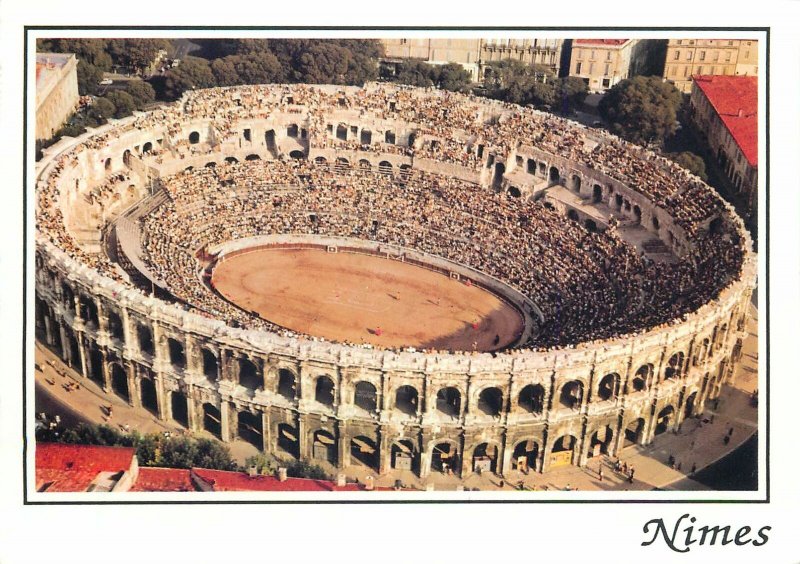 Postcard France NImes Gard Rome francaise