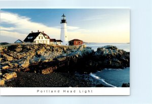 Postcard - Portland Head Light at Sunrise - Cape Elizabeth, Maine