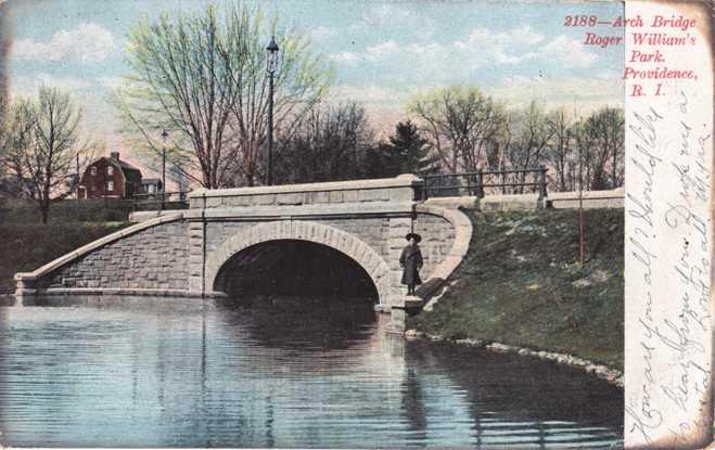 Arch Bridge at Roger Williams Park - Providence RI, Rhode Island - UDB