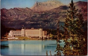 Chateau Lake Louise, Banff National Park Photo Postcard, Slogan Cancel