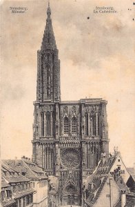 France 1912 Strasbourg Strassburg Cathedral vintage postcard