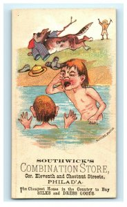 1880s Southwick's Combination Store Comical Set Lot Of 4 P218