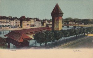 Switzerland Luzern Kapell bruecke