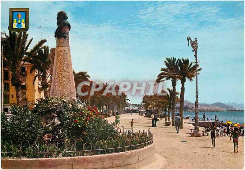 Postcard Modern Villajoyosa Alicante Paseo del Dr. Esquerdo