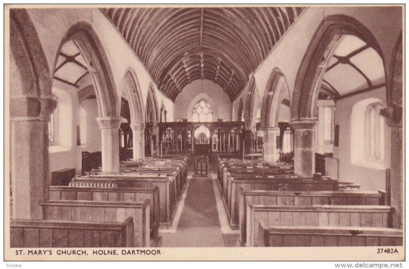 St. Mary's Church, Holne, DARTMOOR (Devon), England, UK, 1910-1920s