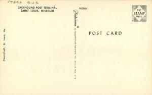 Autos Greyhound Bus Terminal 1960s Saint Louis Missouri Charmcraft 1849