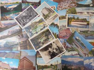CANADA - HUGE GROUP OF POSTCARDS FROM CANADA LOT OF 50 PLUS c1930'S-1960'S