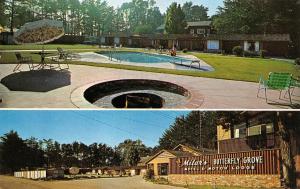 PACIFIC GROVE, CA California  MILAR'S BUTTERFLY GROVE MOTEL  Fire Pit  Postcard