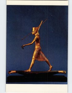 Postcard Tutankhamun Harpooning, Egyptian Museum, Cairo, Egypt