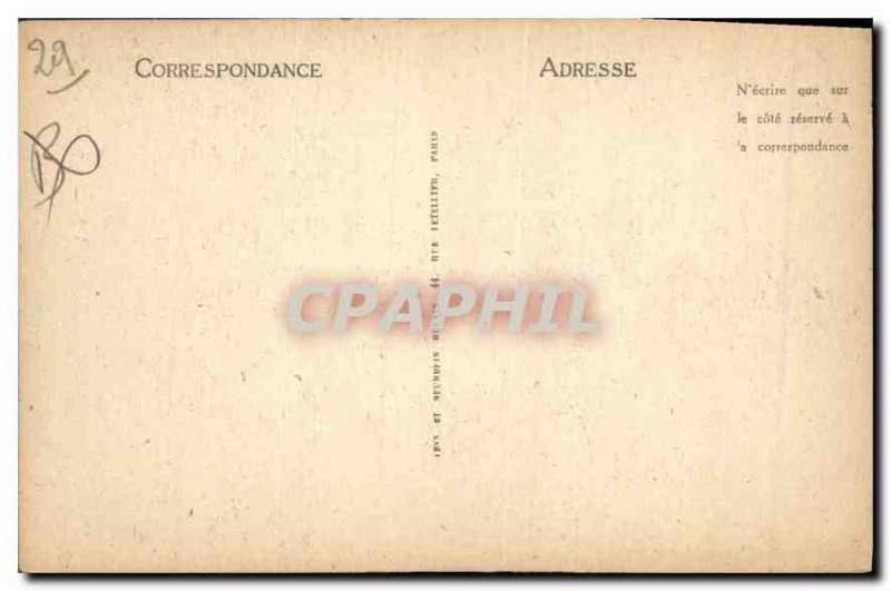 Postcard Old House Morlaix Queen Anne