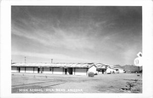 1960s Gila Bend Arizona High School Occupation RPPC Postcard 25-1835