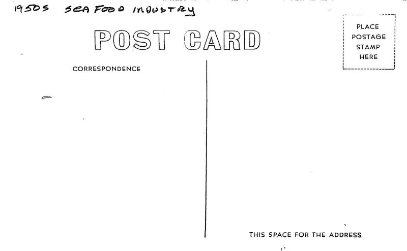 Postcard RPPC 1950s Seafood Industry Interior 23-3793