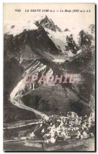 Postcard Old La Grave La Meije