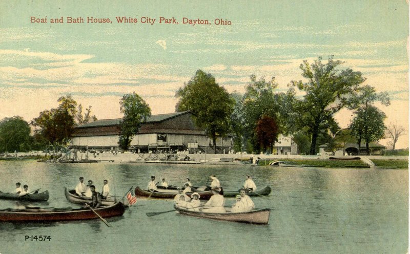 OH - Dayton. White City Park, Boat and Bath House