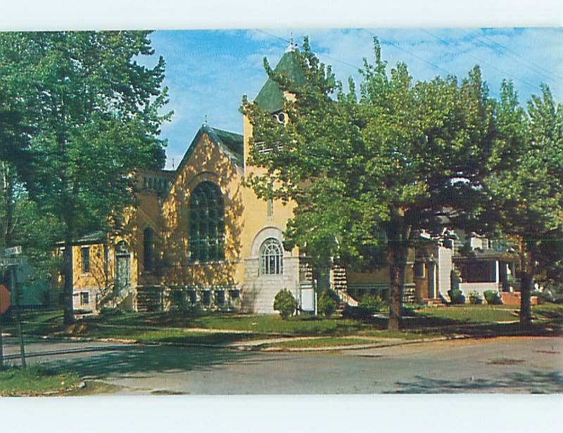 Unused Pre-1980 CHURCH SCENE Paulding Ohio OH L3798